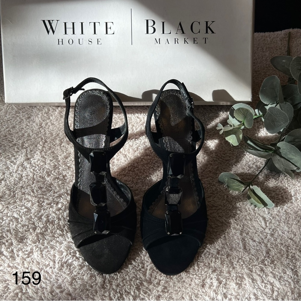 White House Black market, black heels, size 6.5
